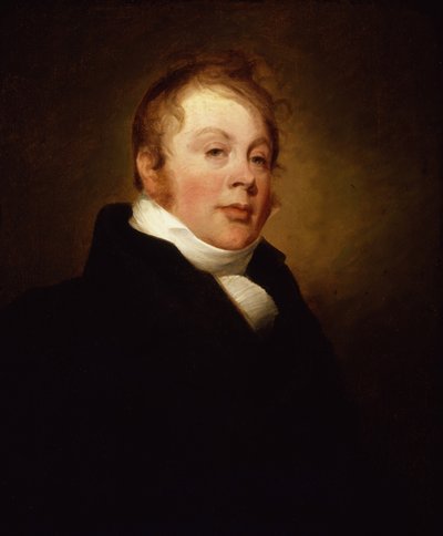 Portret van William Warren, 1808 door Thomas Sully